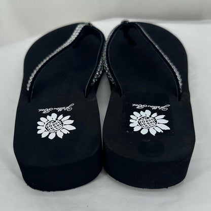 Black W Shoe Size 6 YELLOW BOX Sandals