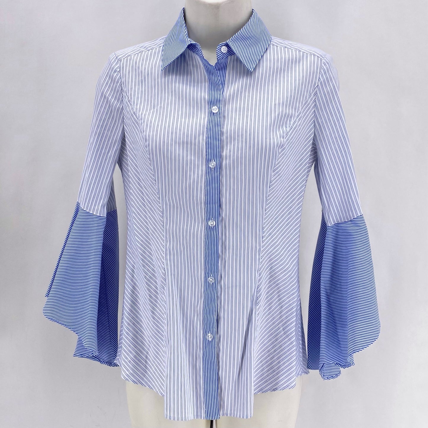 Size 0 WHITE HOUSE BLACK Stripe Shirt