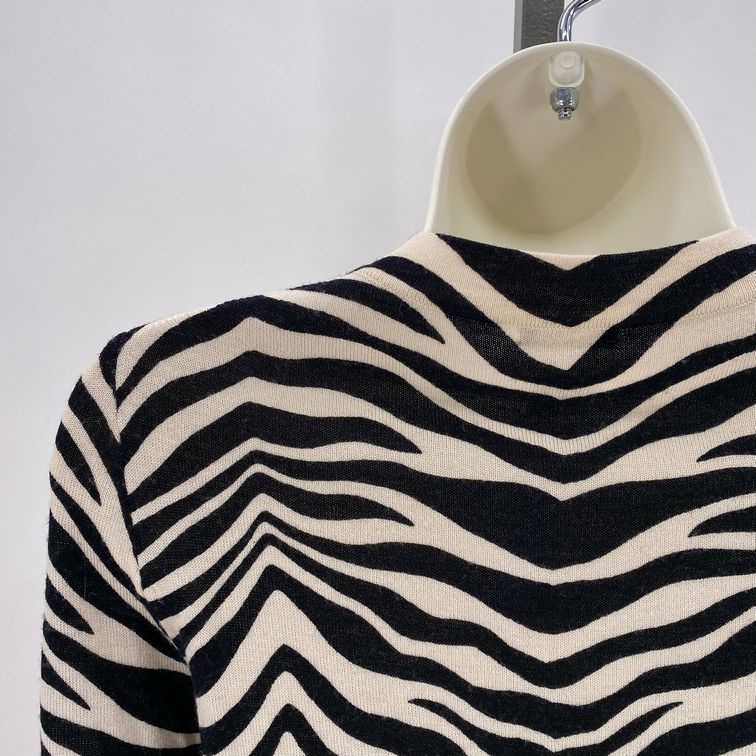 Size XS J CREW ZEBRA Cardigan