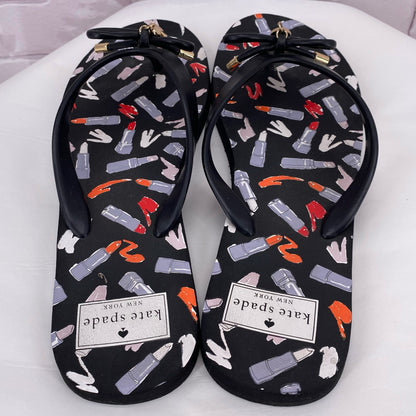 Black W Shoe Size 7/8 KATE SPADE Sandals