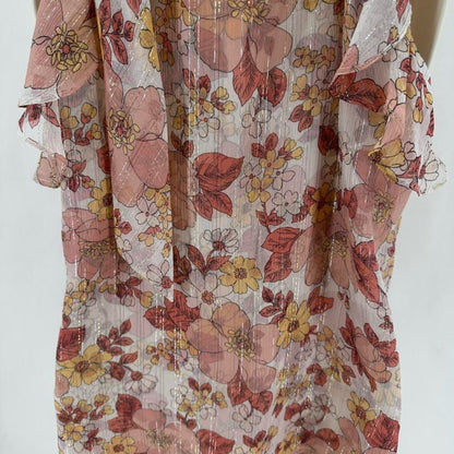 Size 4 VERONICA BEARD FLOWERS Shirt