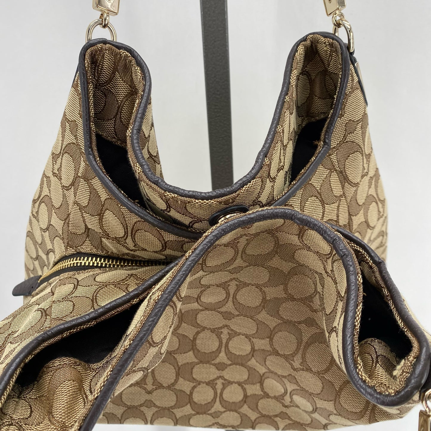 Tan COACH Shoulder Bag