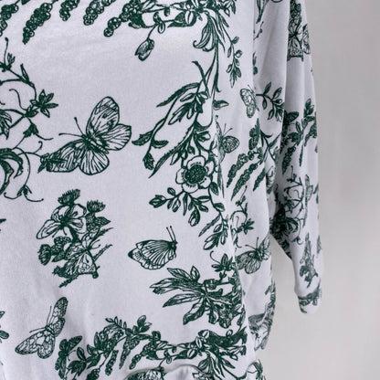 Size 3X TALBOTS FLOWERS Sweatshirt