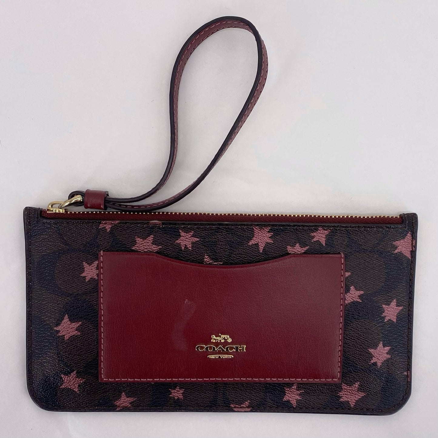 BROWN COACH Wristlet