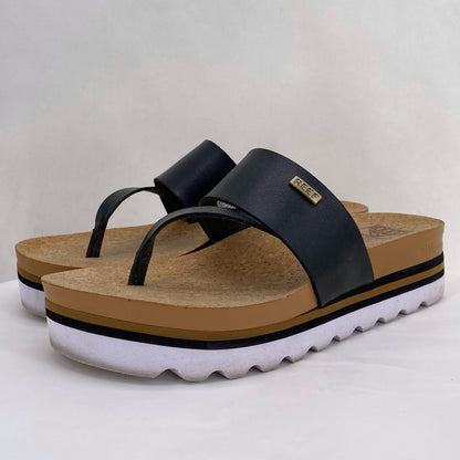 Black W Shoe Size 7 REEF Sandals