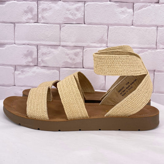 Tan W Shoe Size 7.5 CUSHIONAIRE Sandals