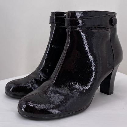 DARK BROWN W Shoe Size 8 AEROSOLES shooties/booties