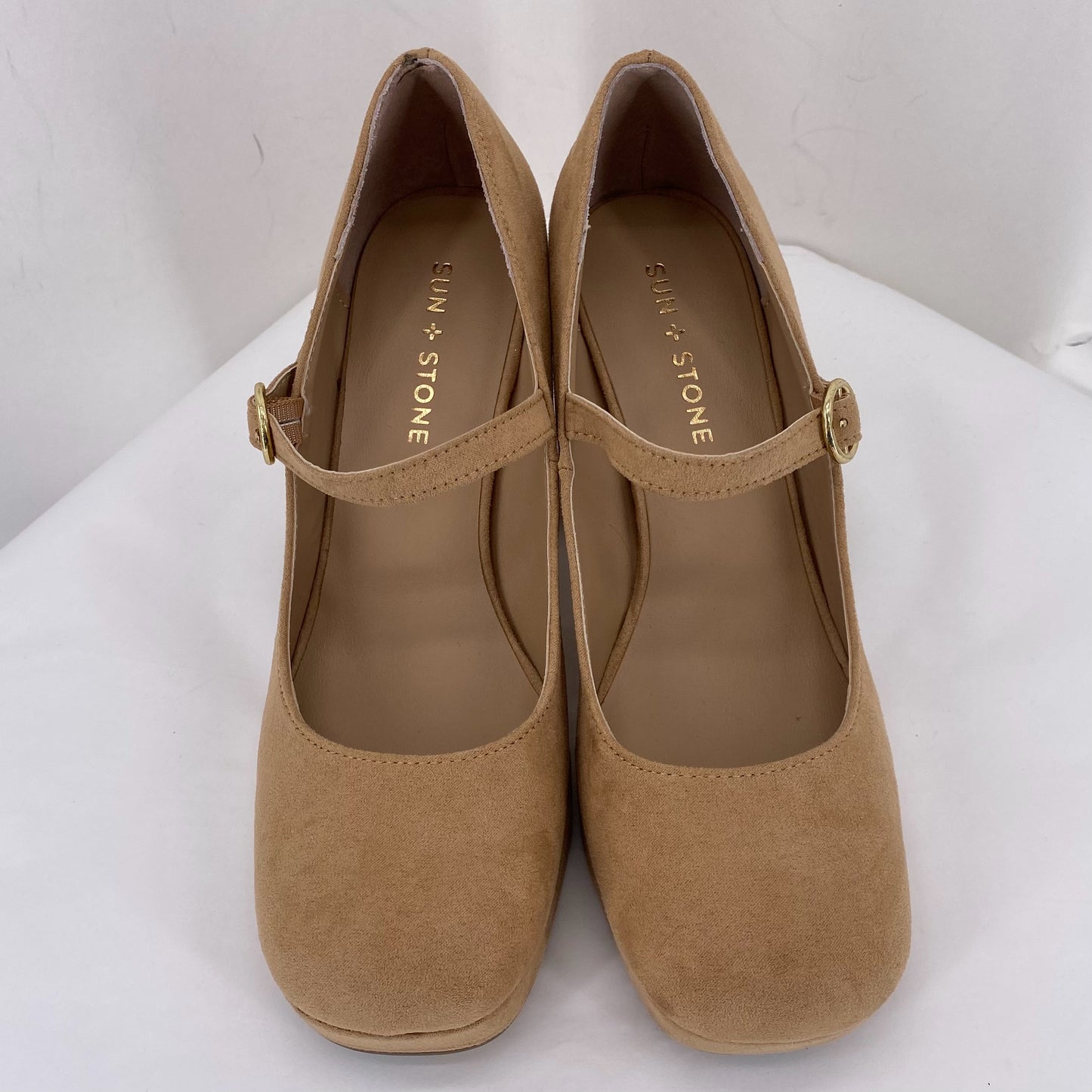 Tan W Shoe Size 7.5 SUN & STONE Heels