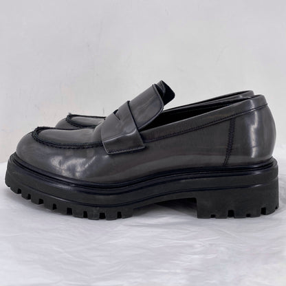 DARK GRAY W Shoe Size 38 Loafer