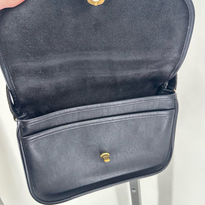 Black COACH Leather Cross-body