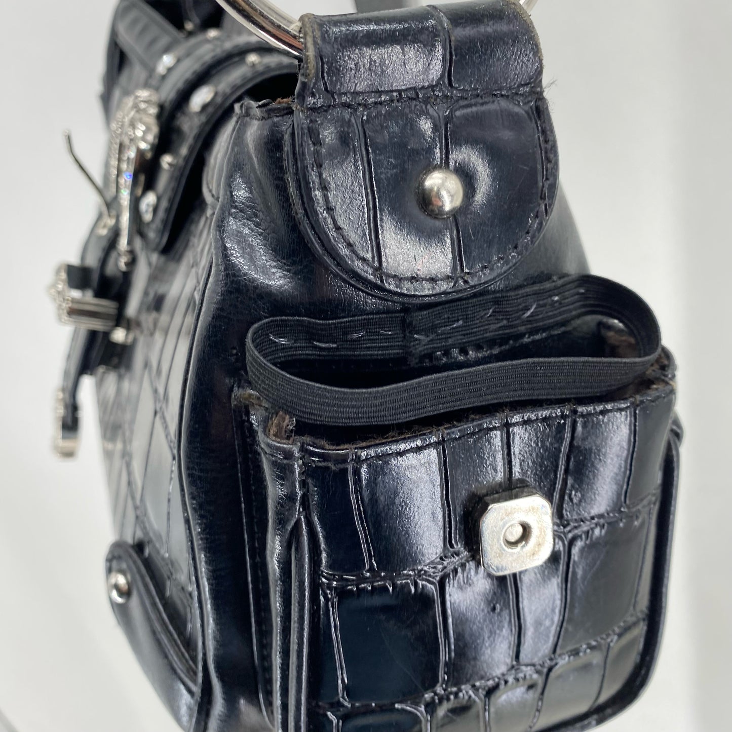 Black M.C. Shoulder Bag