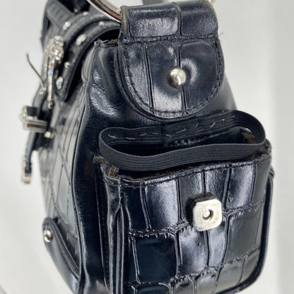 Black M.C. Shoulder Bag