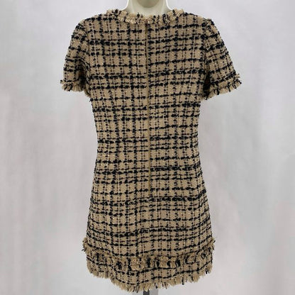 Size 4 KATE SPADE Tweed Plaid Dress