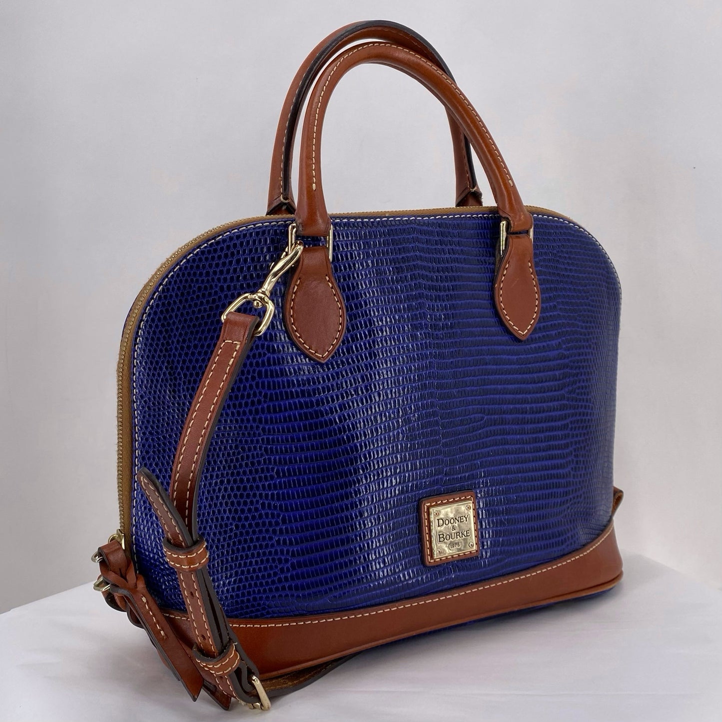 Navy DOONEY & BOURKE Leather Satchel