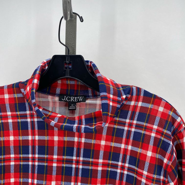 Size 3X J CREW Plaid Shirt