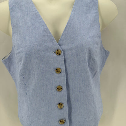 Size 14 J CREW Stripe Vest