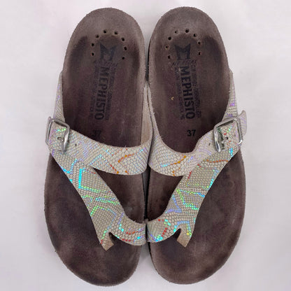 off white W Shoe Size 7 MEPHISTO Sandals