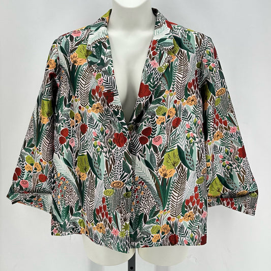 Size 2X WYNNE FLOWERS Blazer