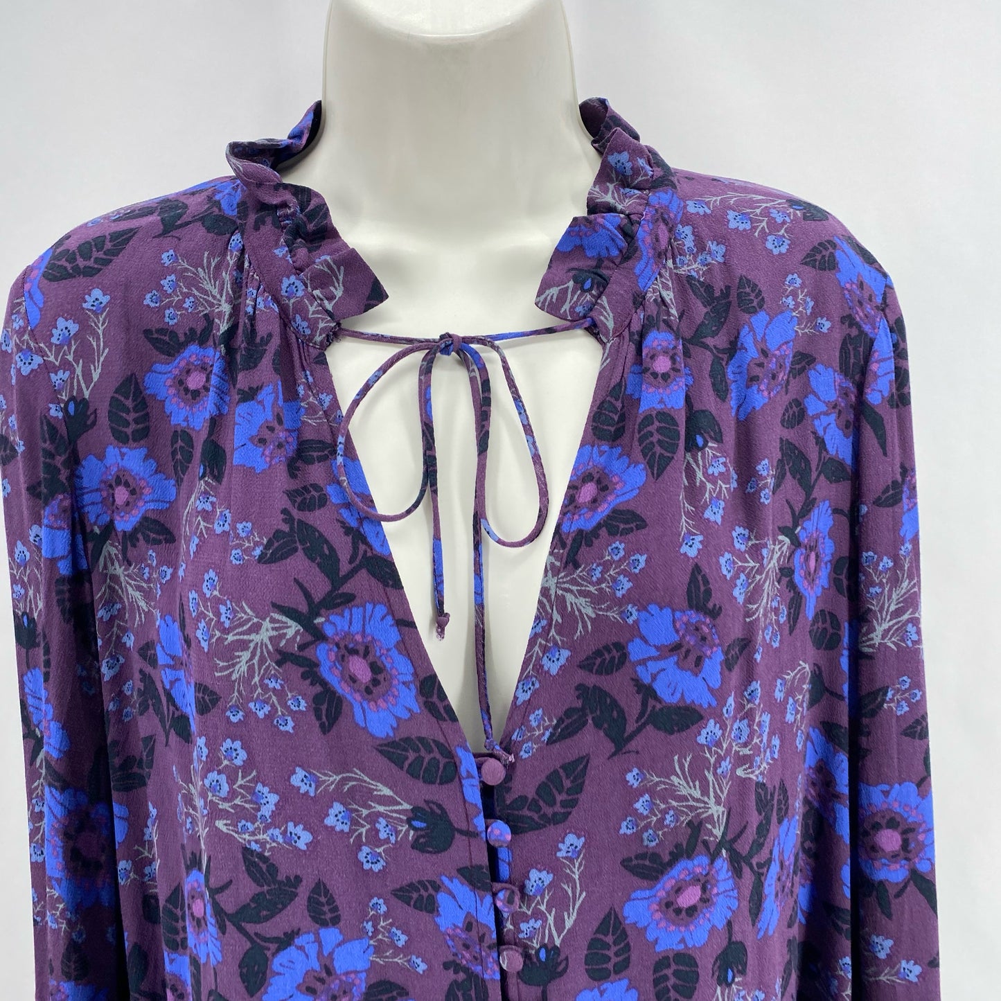 Size XS FREE PEOPLE FLOWERS Tunic