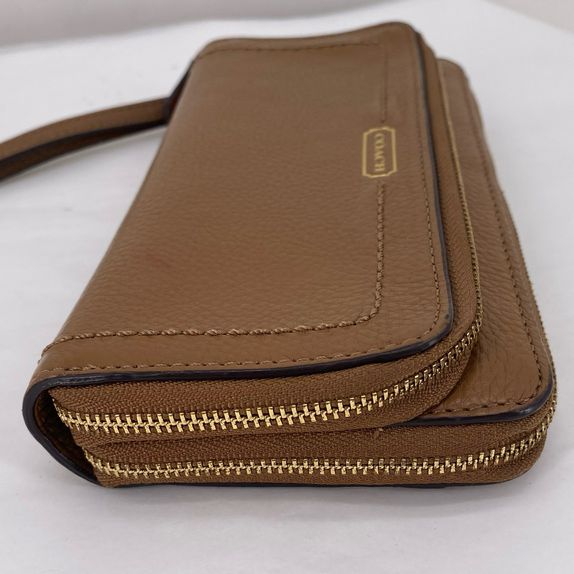 BROWN COACH Leather Wallet