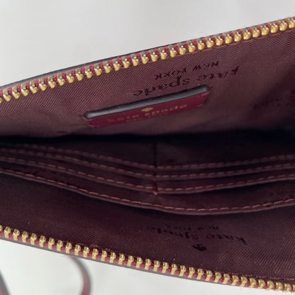 WINE KATE SPADE Wristlet
