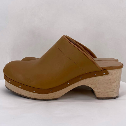 DARK TAN W Shoe Size 6.5 LOFT Mules