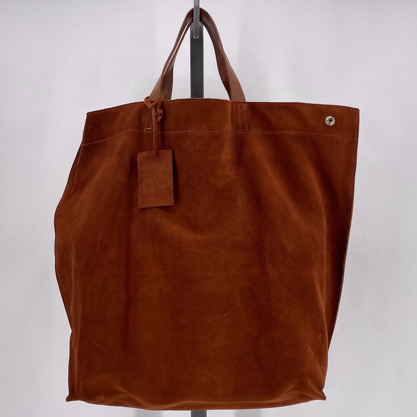 Rust ZARA MAN Leather Satchel