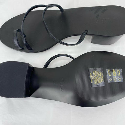 Black W Shoe Size 8.5 J CREW Sandals