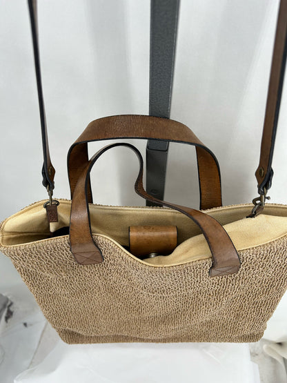 DARK TAN HOBO Satchel