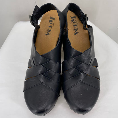 Black W Shoe Size 9 KORKS Clog