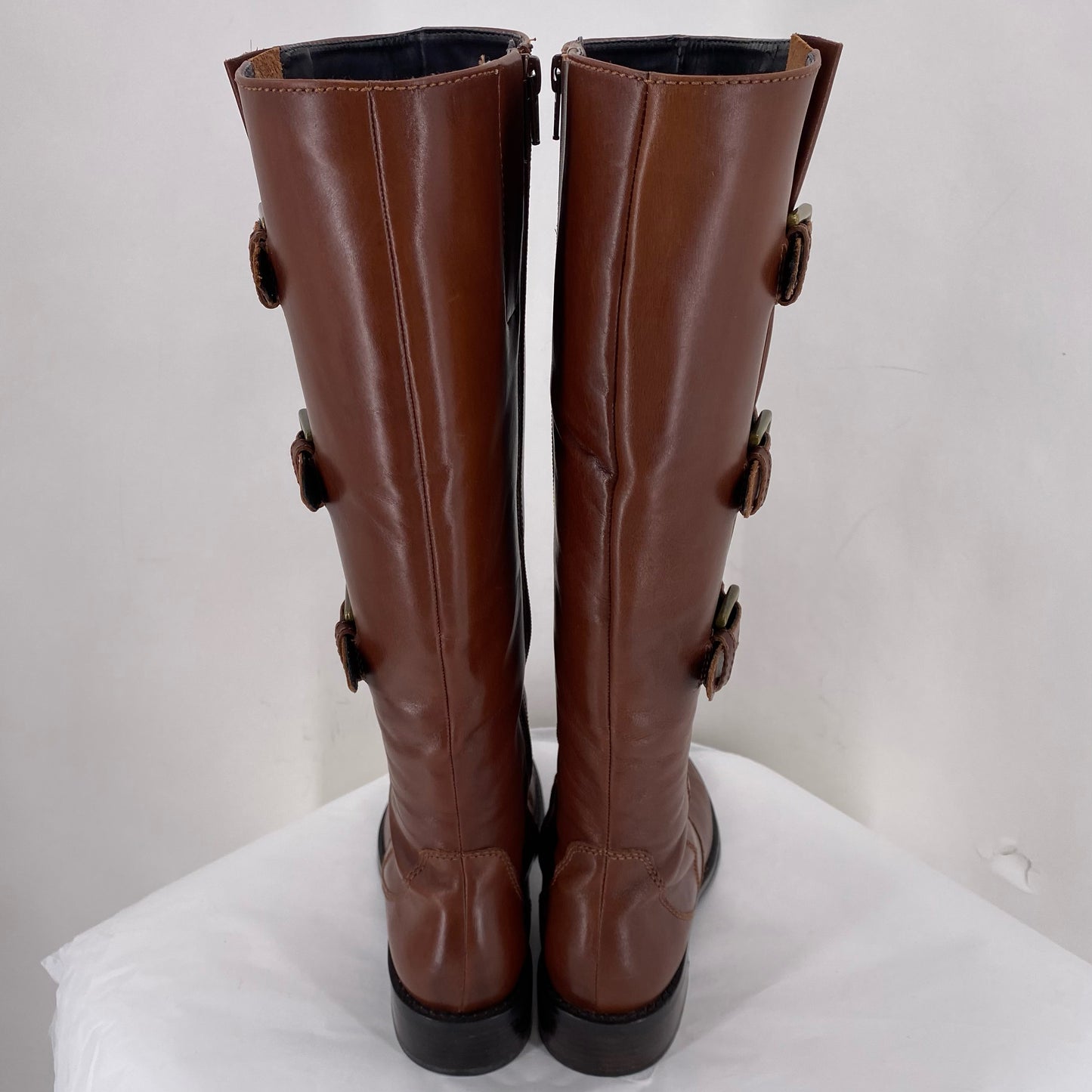 BROWN W Shoe Size 8 ECCO Boots