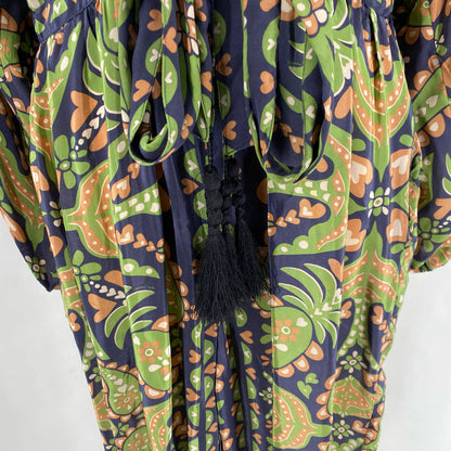 Size M FARM FOR ANTHROPOLOGIE FLOWERS ROMPER