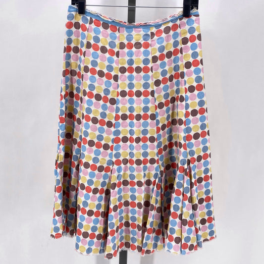Size 10L BODEN DOTTED Skirt