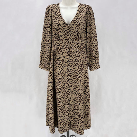 Size 6 J CREW CHEETAH Dress