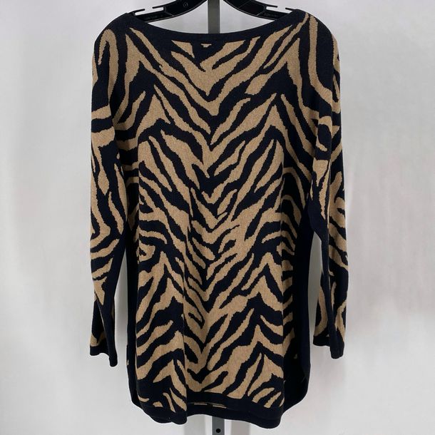 Size S CABI Animal Print Sweater