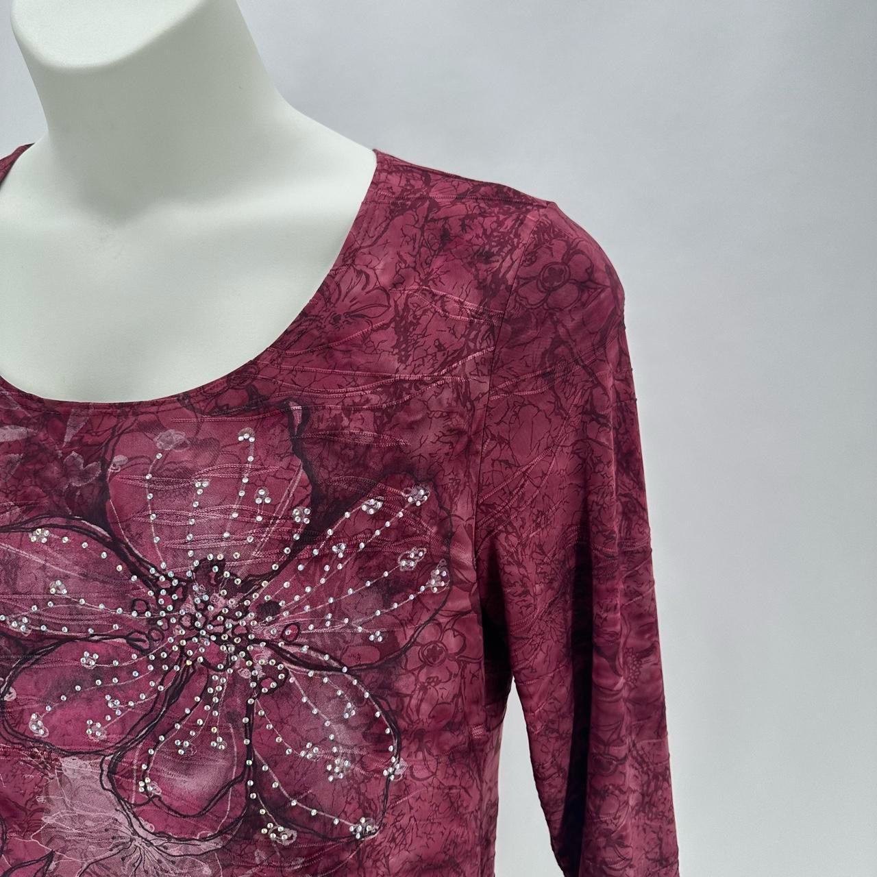 Size XL DRESSBARN Floral Shirt