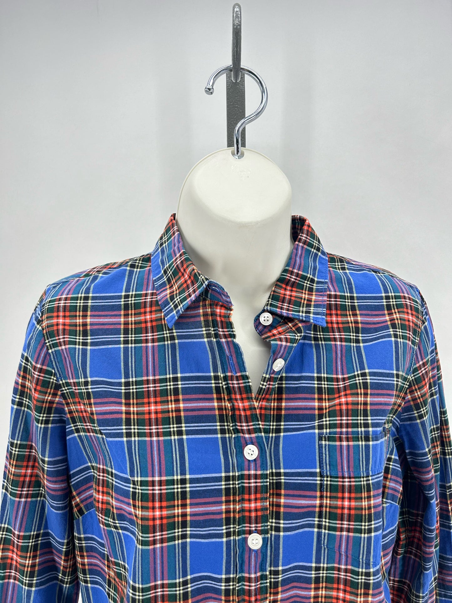 Size S J CREW Plaid Shirt