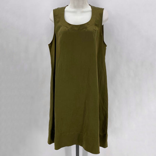 EILEEN FISHER Size L LINEN/SILK Dress