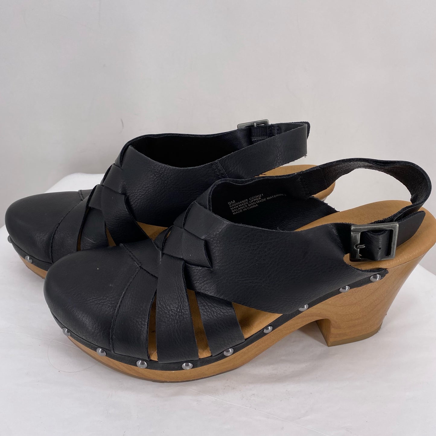 Black W Shoe Size 9 KORKS Clog