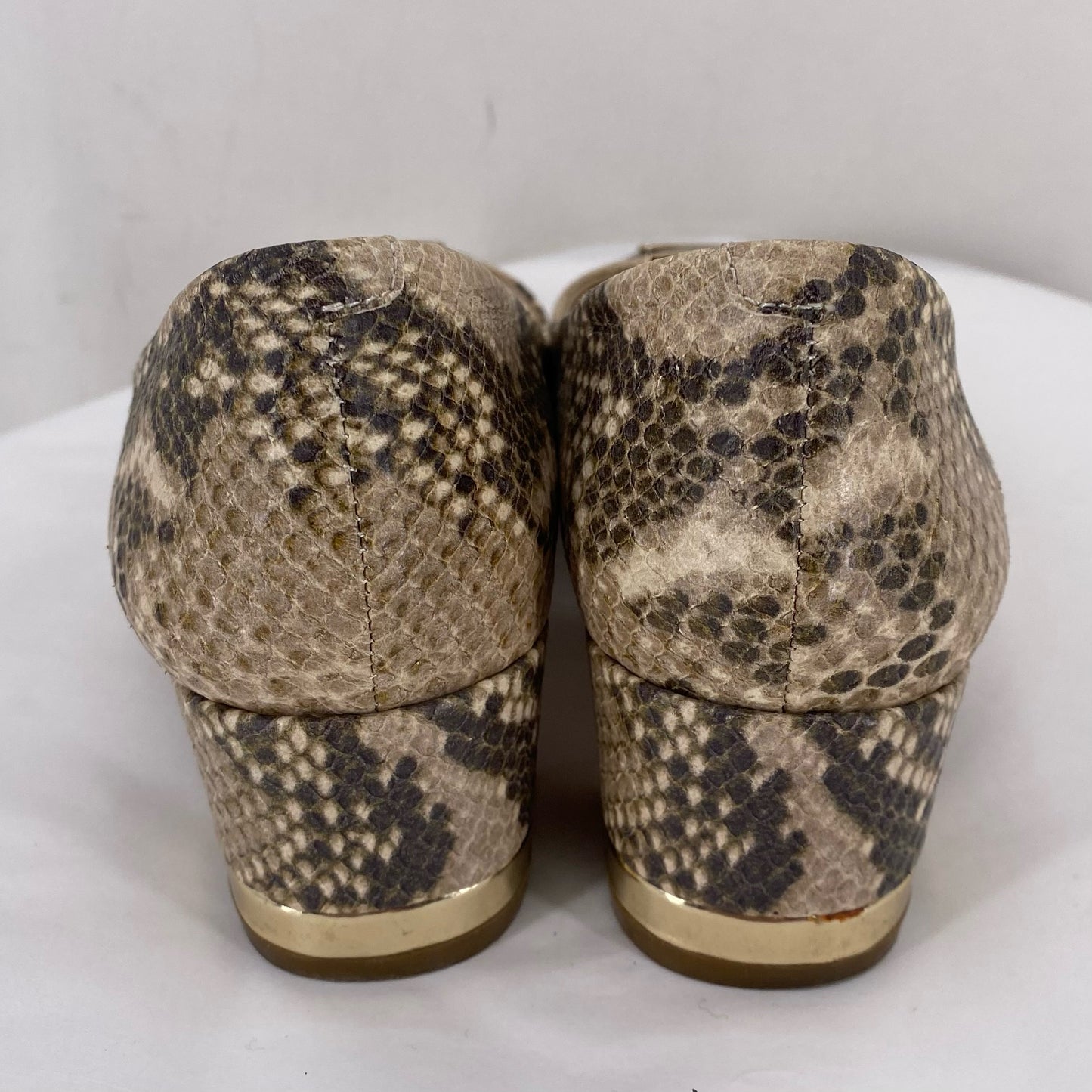 BROWN W Shoe Size 8 COACH Heels