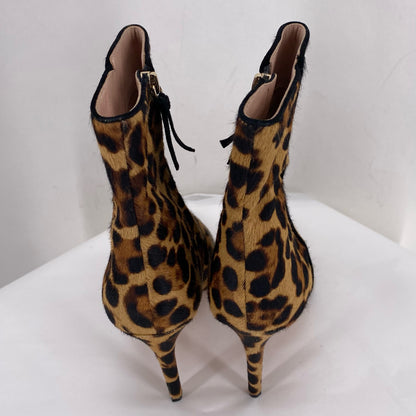 BLACK/TAN W Shoe Size 8.5 J CREW shooties/booties
