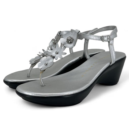 Silver W Shoe Size 9 ATHENA ALEXANDER Sandals