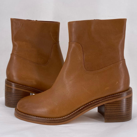 BROWN W Shoe Size 8 J CREW Boots