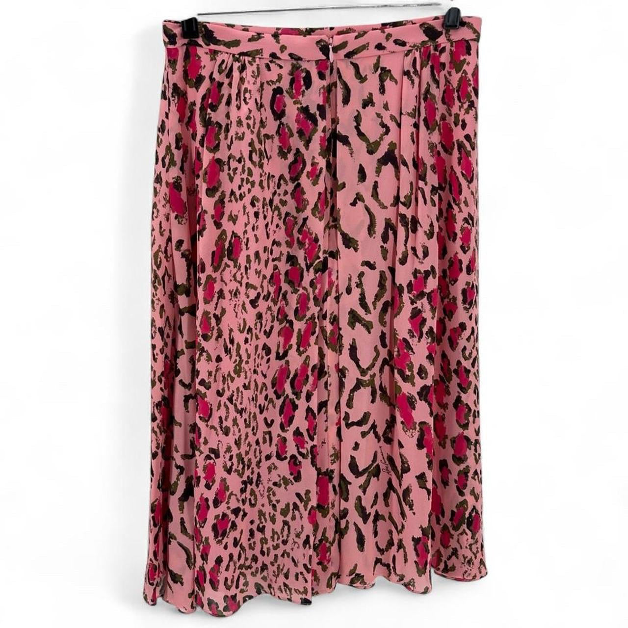 Size 6 Carolina Herrera Animal Print Skirt