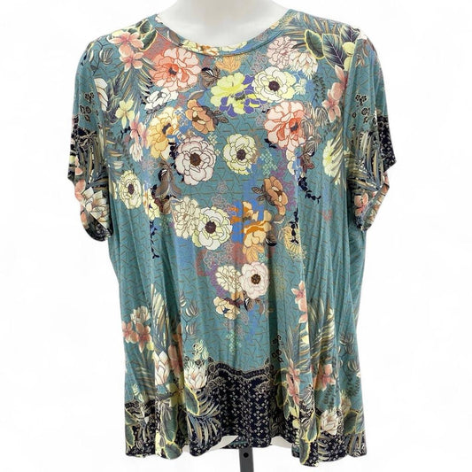 Size 3X JOHNNY WAS Floral Tunic