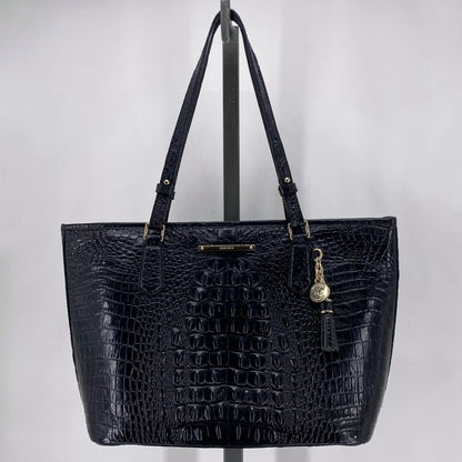Black BRAHMA Leather Shoulder Bag
