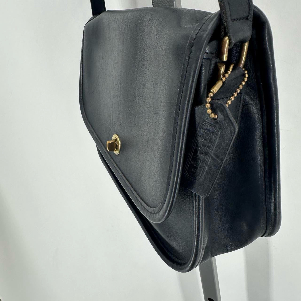 Black COACH Leather Cross-body