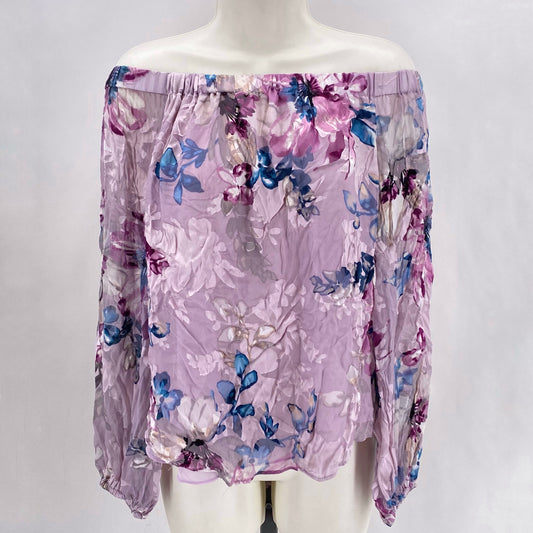 Size M WHITE HOUSE BLACK FLOWERS Shirt