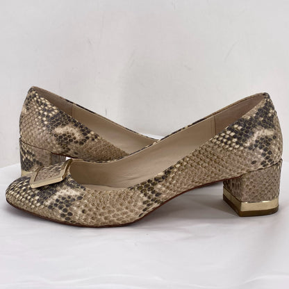 BROWN W Shoe Size 8 COACH Heels