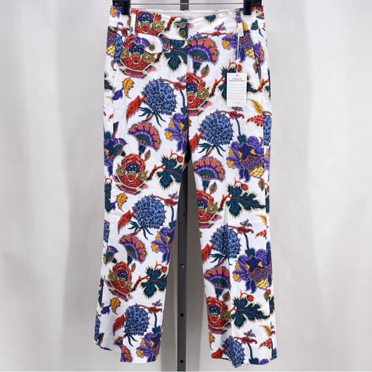 Size 4 J CREW FLOWERS Pants